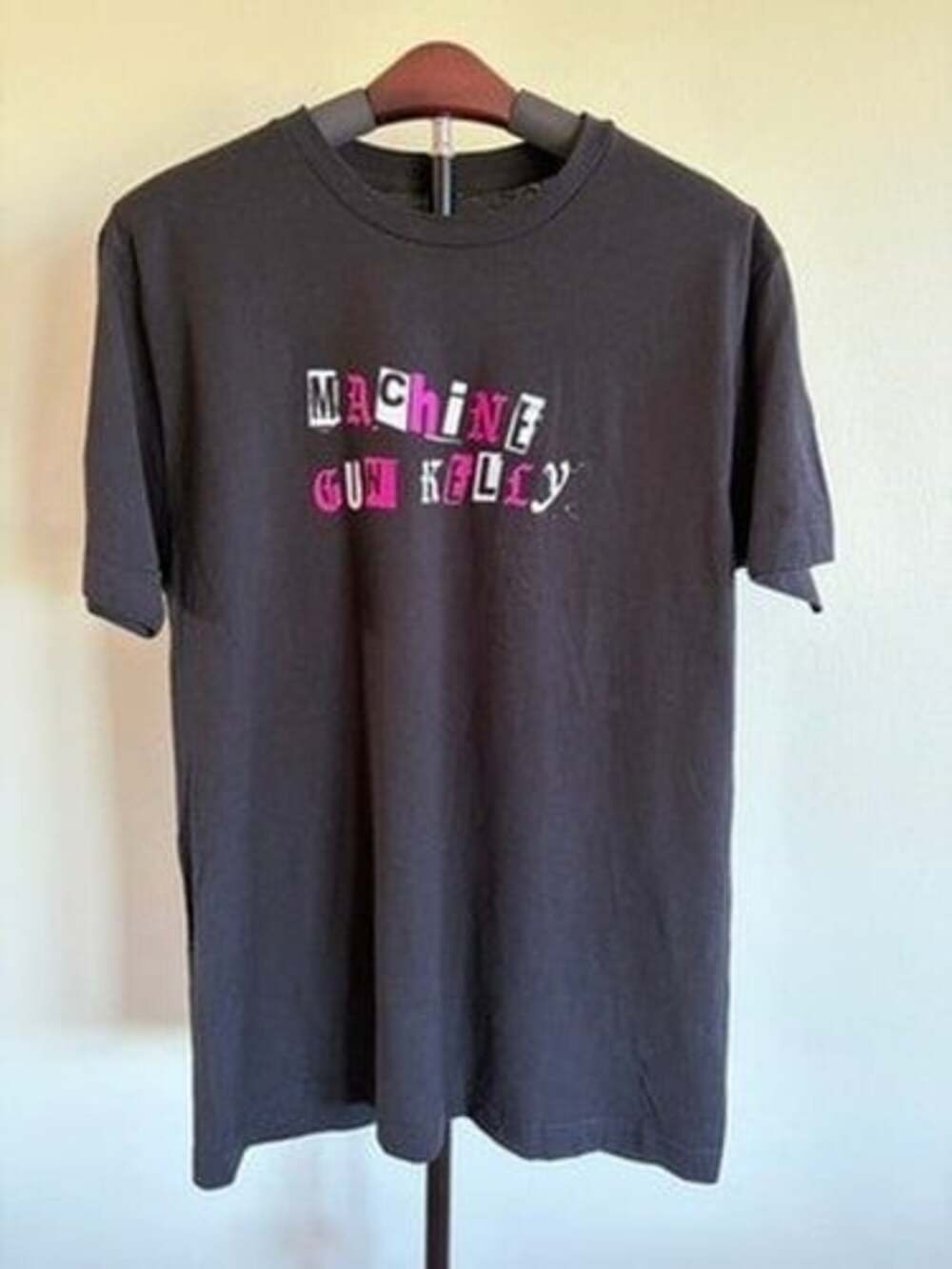 Machine Gun Kelly MGK My Exs Best Friend Graphic T Shirt Mens M Black 2021 Pink